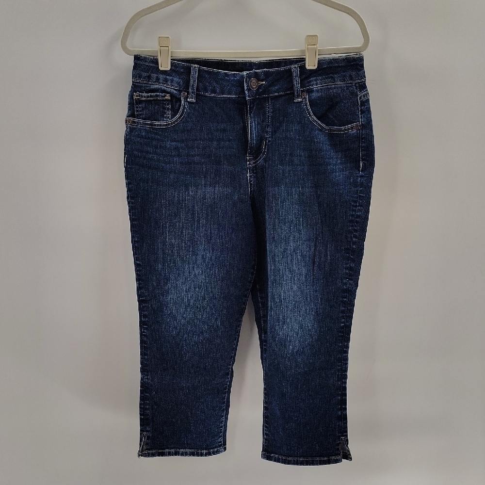 M. Jeans By Maurices Crop Denim Jeans Size 12 Stretch